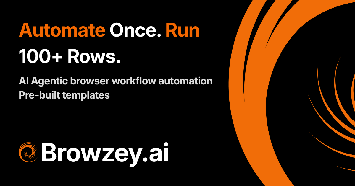 AI Browser Automation Agent — Automate Any Web Task | Browzey | Browzey
